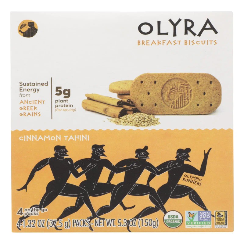 UD_Olyra Biscuit Cinnamon Tahini Case of 6 5.3 oz Breakfast