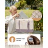 LOVEVOOK Women's Laptop Bag, Beige Pink