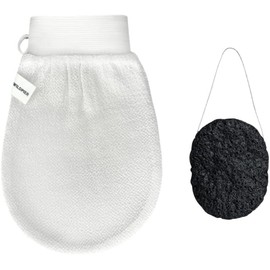 Guante Exfoliante Profundo Wildpier y Esponja Konjac de Carbón