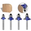 WSOOX 4-Piece Rounding Cutter Standard Milling Cutter Set for Wood