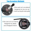 9 Piece Bicycle Crank Wrench Tool Set, Bicycle Crank Puller