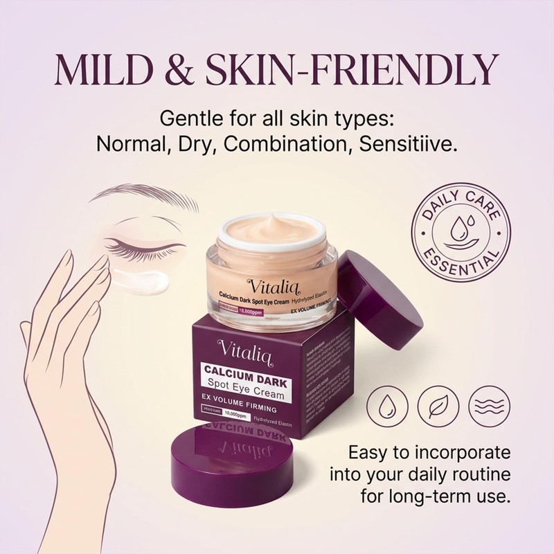 Eye Cream, Calcium Dark Circles Eye Cream (1pcs)