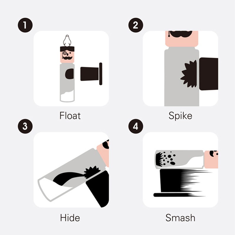 Ferrofluid Display Toy Magnetic Liquid Stress Relief Educational Cylindrical Ferrofluid