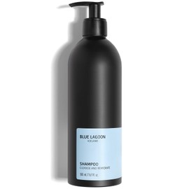Blue Lagoon Skincare Shampoo - Mineral Rich Hydrating Shampoo - Cleanses & Rehydrates Hair - Long Lasting Hydration - Natural Shine - Removes Sebum - 500ML