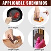 5Pcs Pan Scrapers Plastic Scraper Tool Easy Clean Non-Sticky Flexible