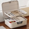 Lockable Storage Containers Plastic Lock Box Storage Container Versatile Organizer