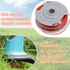 Txdzking 3 Strimmer Spool Line 1 Caps Compatible with Flymo