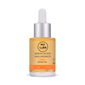 Nu Labs Sérum Facial con Ácido Hialurónico y Vitamina C, Unificador de Tono, 30 ml