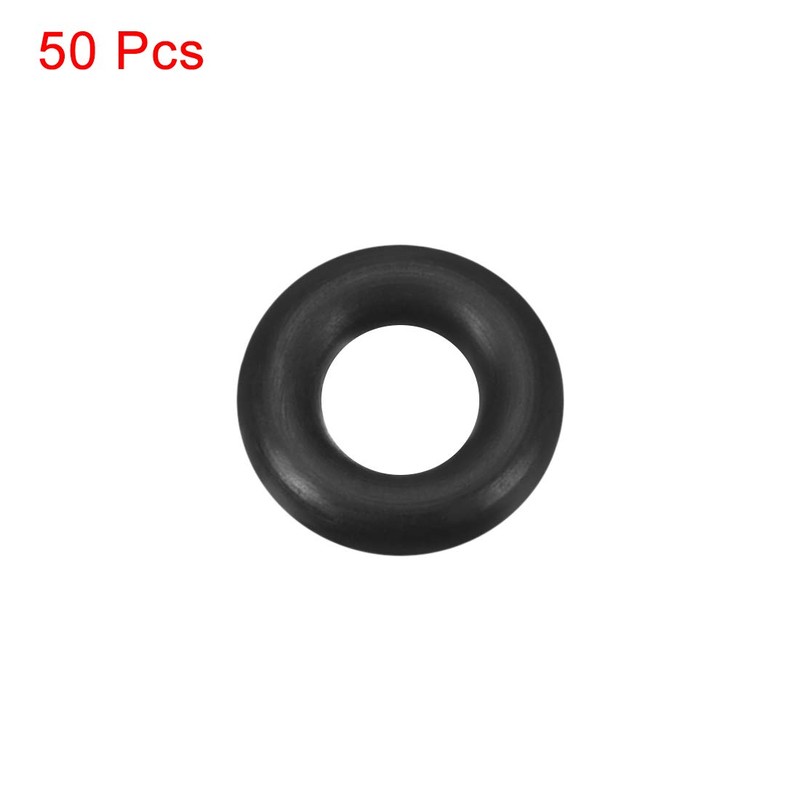 sourcing map Pack of 50 Nitrile Rubber O-Rings 13 mm