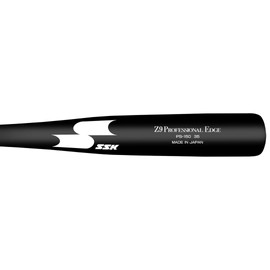 SSK Z9 Professional Edge Coaches Wood Fungo Bat 33" 35" 37" - Baseball & Softball - 60 Day Warranty - 35+ Colors (Black/Black/White, 37")