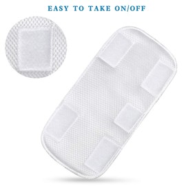 HYCLES Replacement Sienna Luna Cloth Pads Microfiber Mop Pads 4 Pcs for Steamer Head SSM-3006 Washable Cleaning Pads for Floor