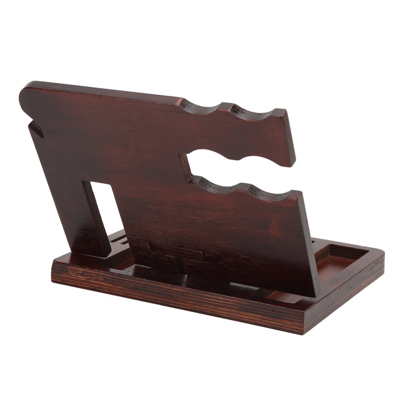 Wood Phone Docking Station Clear Texture Docking Station Organizer with