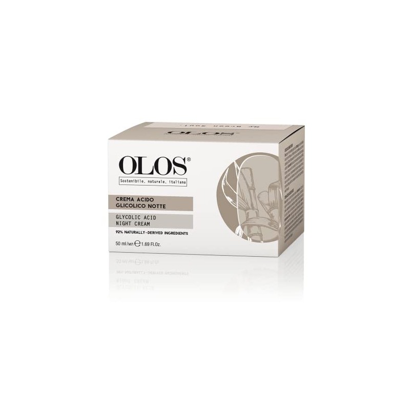 Olos Glycolic Acid Night Cream, 1.7 oz - Intensive Night
