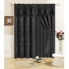 All American Collection New 4 Piece Drape Set with Attached