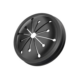 Qrity 1 Pcs Sink Disposal Splash Guard, 80mm Kitchen Sink Baffle Splash Guard, Food Waste Disposer Accessories for Sink