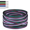 22 Gauge 5Pin Extension Wire, EvZ 22AWG 5 Conductor Parallel