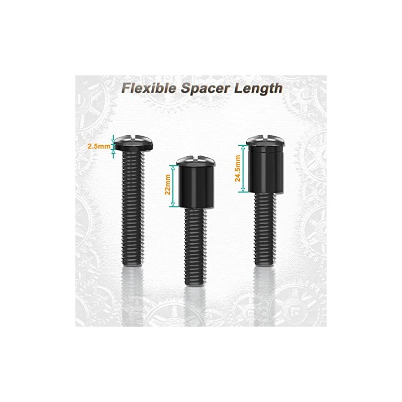 BuFan Kit Universal de Tornillos Montaje TV, Compatible con La
