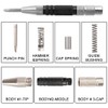Gasea 155mm Automatic Center Punch Heavy Duty Adjustable Tension One-Handed