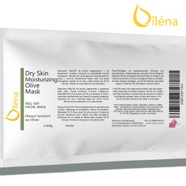 Alginate Peel-Off Moisturising Powder Mask, Blackhead Remover Face Mask, Vegan, No Washing, Exfoliating and Pore Cleaning, 200 g + Free Dose (Olive Mask for Dry Skin)