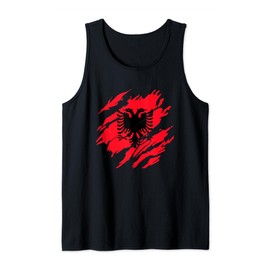 ALB Flag Proud Fans Albania Tank Top