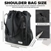 LELE LIFE Drawstring Backpack Bag Water-Resistant Large String Cinch Bag