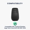 kwmobile Custodia Coprichiave Compatibile con Toyota 2/3 Button Aygo Yaris
