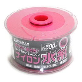 BIGMAN LE-170 Reel Winding Nylon Water Thread, Thin Pink