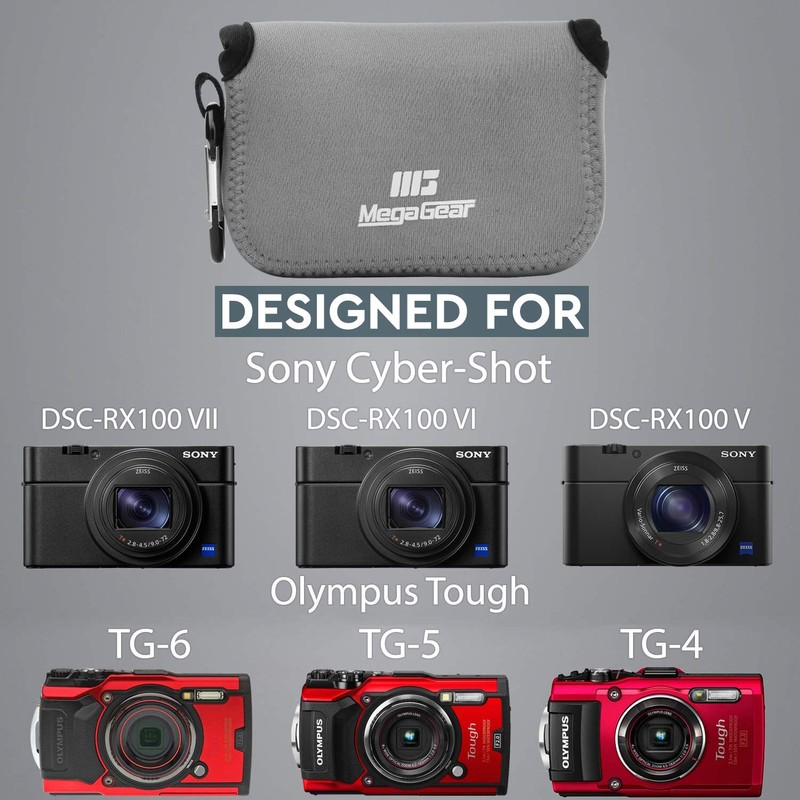 MegaGear ''Ultra Light'' Neoprene Camera Case Bag with Carabiner for