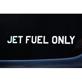 Jet Fuel Only Sticker Vinyl Decal Warning Logo Airplane Aviation Pilot Pick Size/Color! (V459) (6" X .75", Blue)
