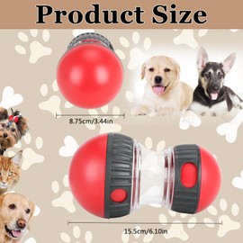 FIHODONE Dog Treat Toy, Dog Treat Dispenser, Durable Dog Toys for Boredom, Dog Enrichment Toy Stimulation, Moving Interactive Dog Toys, Dog for Small Medium Large Breed Pets