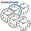 AKCISOT Wall Clock, Modern Small Wall Clocks Battery Operated 8