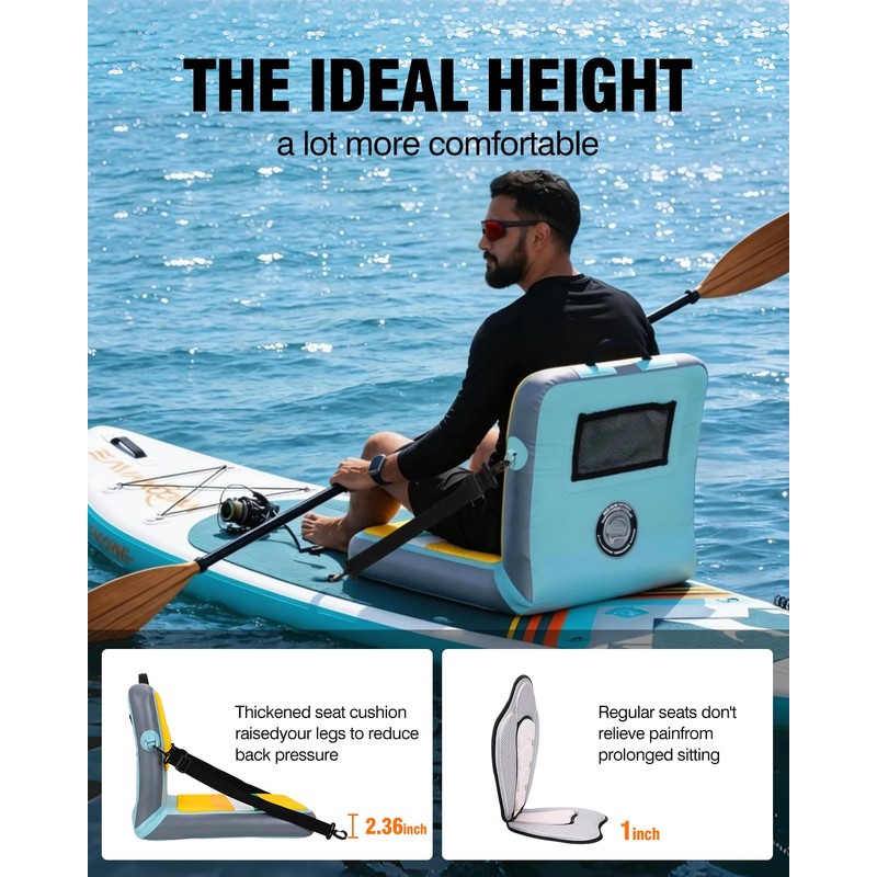 WOOWAVE Paddle Board Seat with Back Support