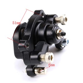 ICONSPORTSS Front and Rear Disc Brake Caliper & Brake Cable for 47cc 49cc Dirt Mini Pocket Bike Scooter ATV Quad Buggy Go Kart