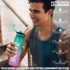 Nasafes French Motivation Water Bottle with French Time Marker, Water