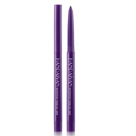 DekRion Eyeliner Pencil, Waterproof Eyeliner Long-lasting, Purple Eyeliner, High-Pigmented Colorful Eyeliners Easy To Use Eyeliner Pen for Women, Purple