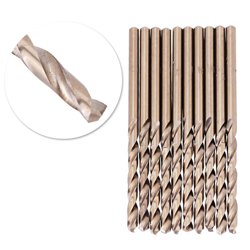 M35 HSS-CO 1.0-5.0MM Cobalt Drill Bit Set for Drilling in