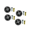 4PACK Replace for AM124706 210-300 AM125172 Plastic Deck Gauge Wheel
