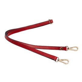 VanEnjoy Full Grain Leather Adjustable Replacement Strap Cross Body Bag Purse, 26-51"Long,0.47“Wide red Size: 1/2" x43"-51"(WxL)