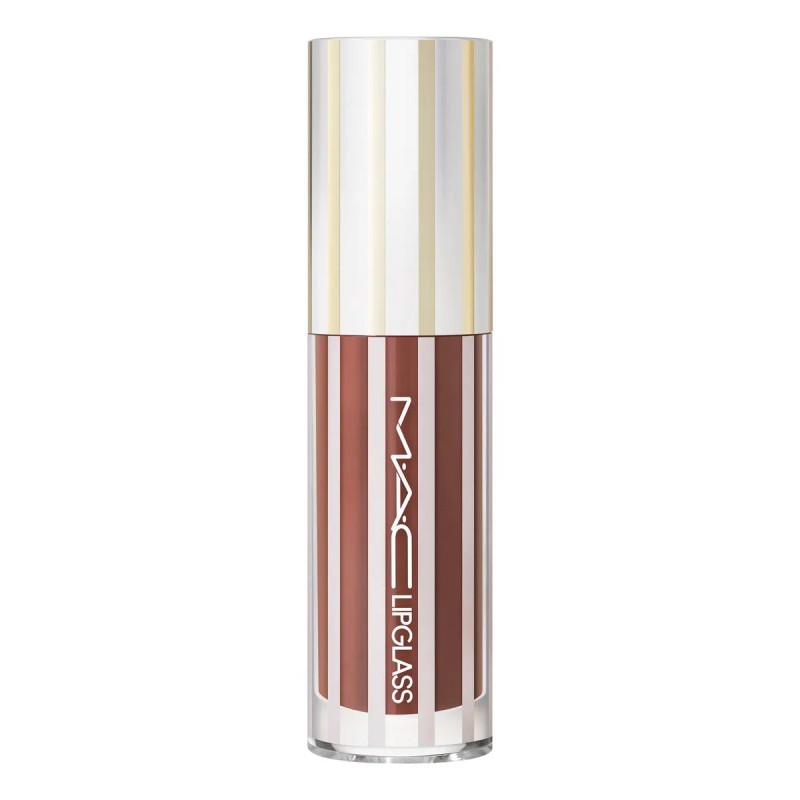 Brillo Labial Mini MAC Lipglass Air Casual Glossy No-Pegajoso Hidratante