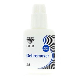LOVELY Gel Remover for Eyelash Extension, 15 ml, Odourless, Quick Removal of Lash Extensions, Eyelash Remover for Individual False Eyelashes, for Allergy Sufferers, Without Fragrance