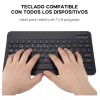 Maíz Funda Protectora C/teclado Bluetooth Para 7 Y 8 Pulgadas