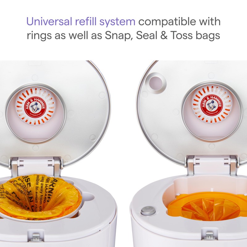 Munchkin® STEP™ Diaper Pail Powered by Arm & Hammer, #1
