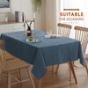 WAITER TREE Washable Tablecloth, Easy Care Tablecloth, Fluffy Look, Waterproof,
