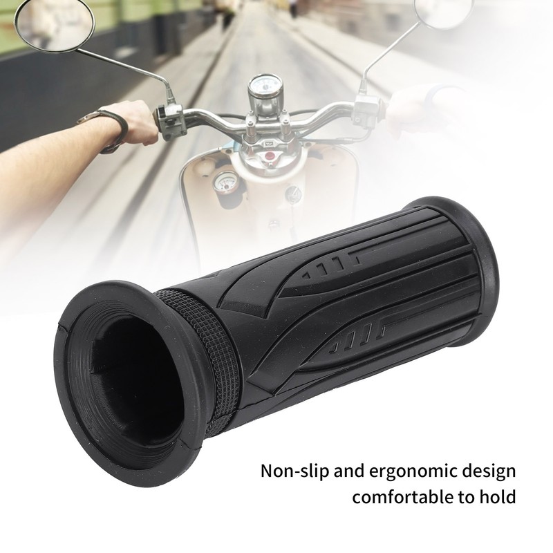60V LED Digital Meter Electric Bike Scooter Throttle Grip Handlebar