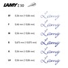 Lamy 1226182 F Model Fountain Pen, Accent AI 096 KK