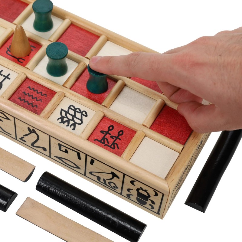 We Games Senet Egyptian Board Game – Handcrafted Solid Wood