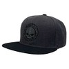Harley-Davidson Mens Willie G Skull Snapback Flat Brim Baseball Cap