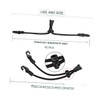 KOMBIUDA 4pcs Adjustable Nylon Extenders Comfortable Ear Savers for Masks