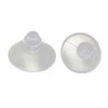 20 Pack 18mm/0.7" Mini Clear Suction Cups for Glass Table