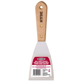 HYDE 12010 Bent Blade Chisel Scraper, 3-inch Extra Heavy Duty